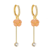 Nouvelles boucles d'oreilles longues Ă  pampilles en diamant pour femmes