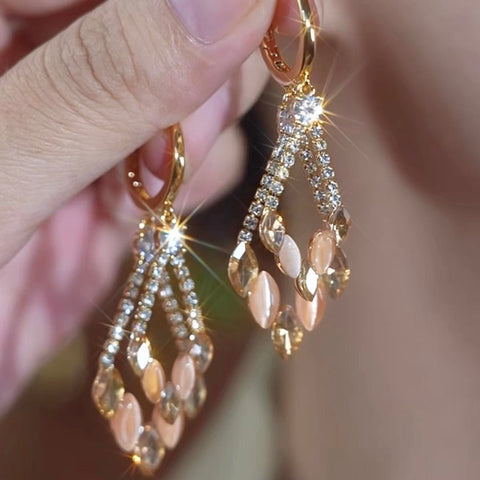 New Style Zircon Diamond Earrings For Women Accessories