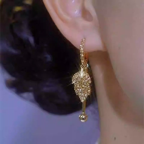 Nouvelles boucles d'oreilles super scintillantes en diamants