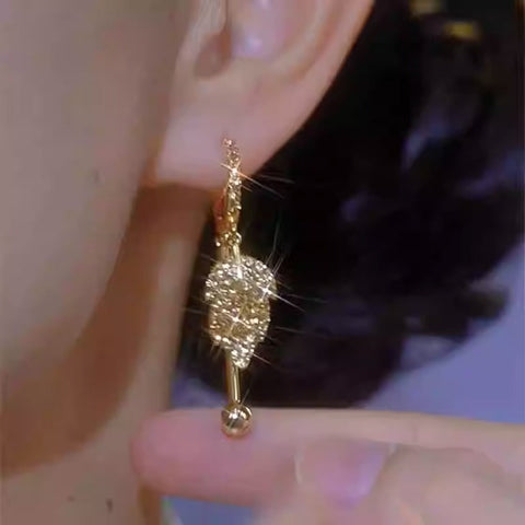 Nouvelles boucles d'oreilles super scintillantes en diamants