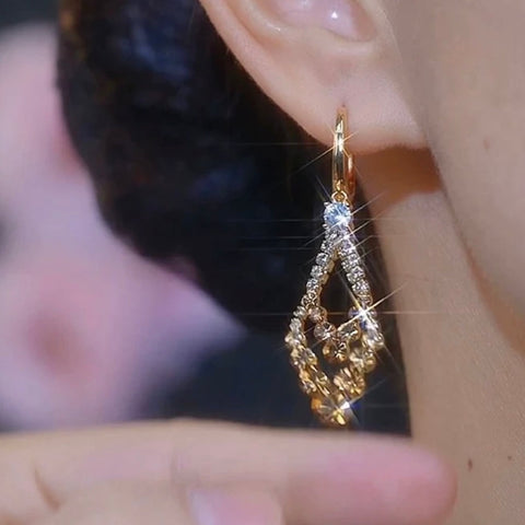 New Style Zircon Diamond Earrings For Women Accessories