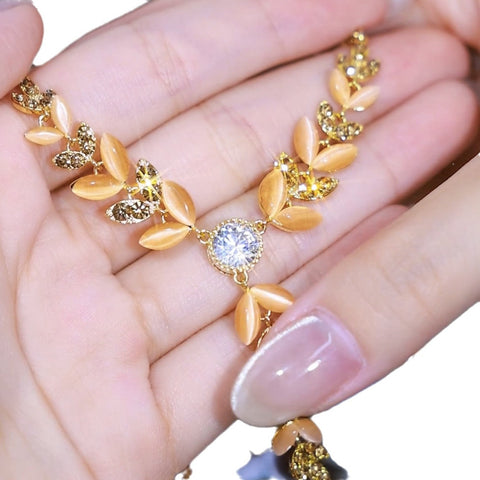 Collier à pompon en zircon pour femme, chaîne de pull polyvalente