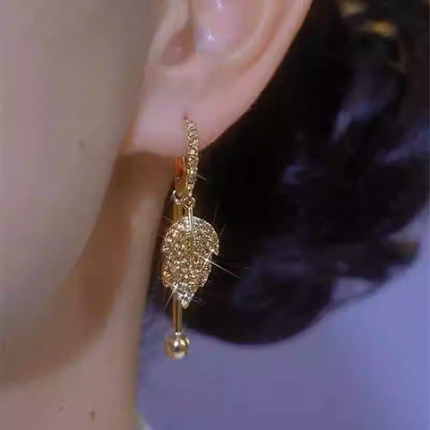 Nouvelles boucles d'oreilles super scintillantes en diamants