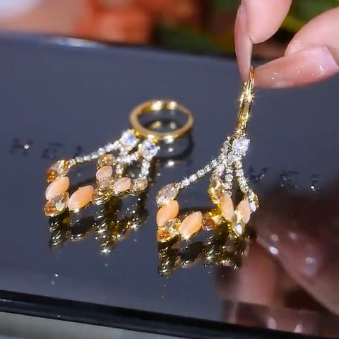 New Style Zircon Diamond Earrings For Women Accessories