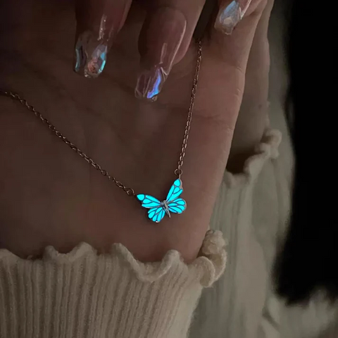 Collier papillon Éclat de Minuit - Shayning™✨