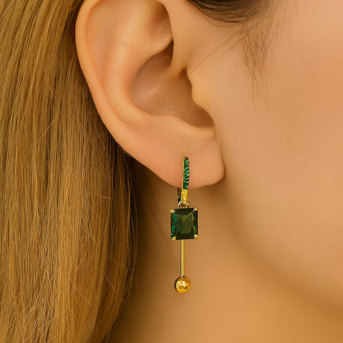 Boucles d'oreilles pendante Purple Divana - Shayning™ 🟣✨