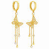 Boucles d'oreilles papillon micro-incrustées