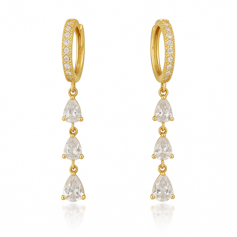 Boucles d'oreilles Larmes de Cristal - Shayning™ 🟣✨