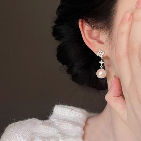 Boucles d'oreilles Perle Éclat Baroque - Shayning™ 🟣✨