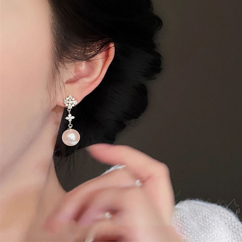 Boucles d'oreilles Perle Éclat Baroque - Shayning™ 🟣✨