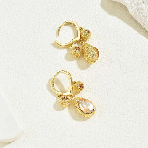 Boucles d'oreilles pendante Gouttes de Sirène - Shayning™ 💧✨