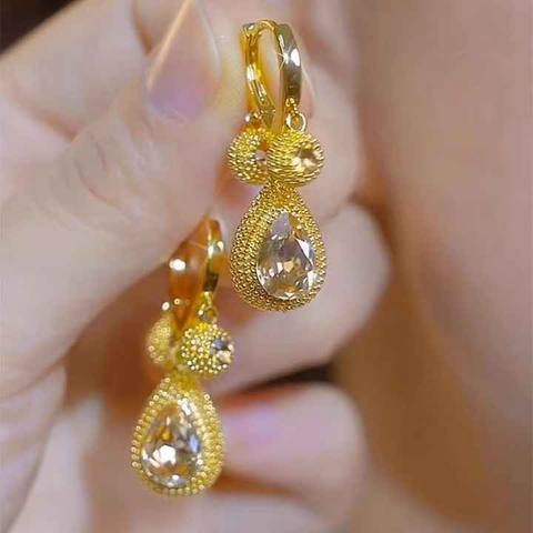 Boucles d'oreilles pendante Gouttes de Sirène - Shayning™ 💧✨