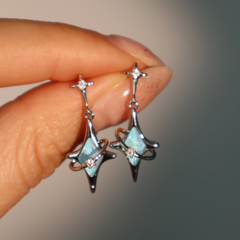 Boucles d'oreilles Étoile Astrale- Shayning™ 🟣✨