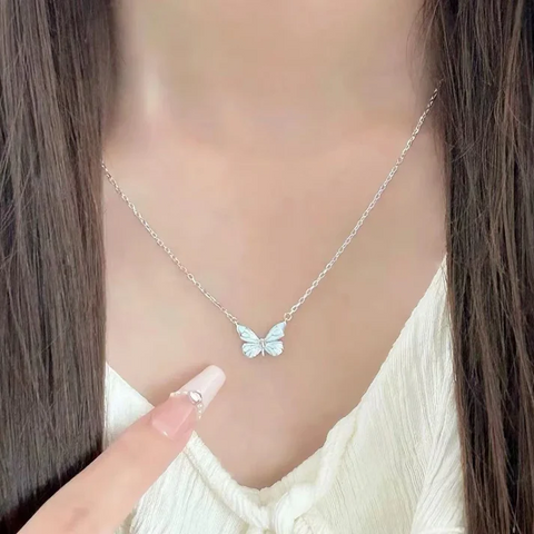 Collier papillon Éclat de Minuit - Shayning™✨