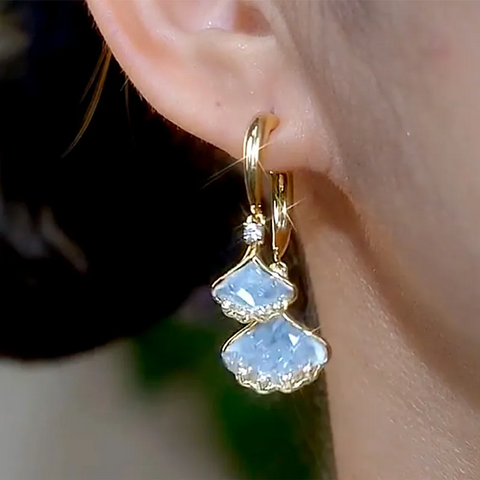 Boucles d'oreilles coquillages pendantes - Shayning™ 🟣✨