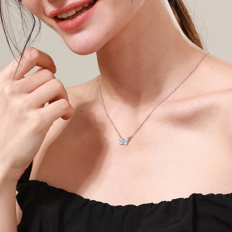 Collier papillon Éclat de Minuit - Shayning™✨
